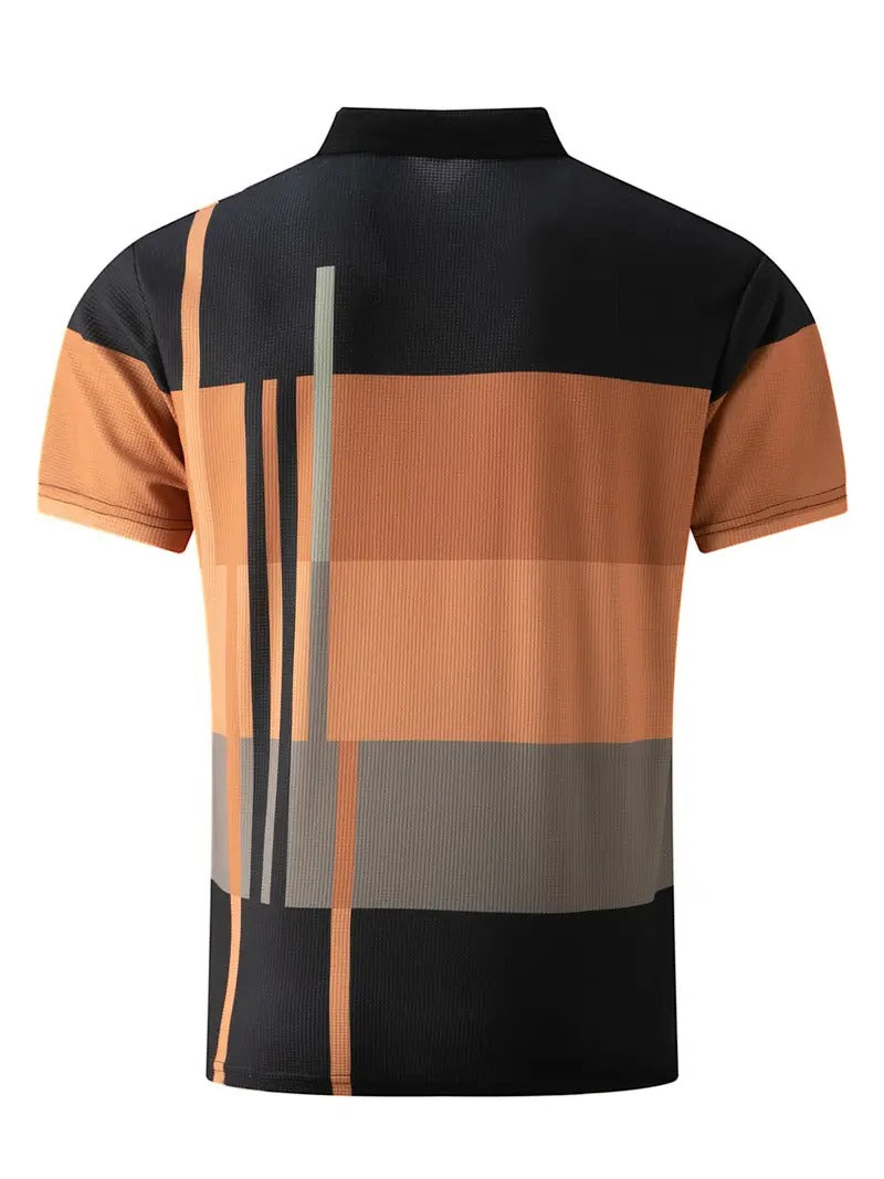 Men's Trendy Polo Shirt with Button Detail | Ideal for Spring/Summer