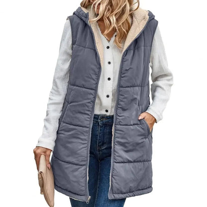 Mikayla - Hooded Vest - Chic - Premium Material - Ideal for Winter