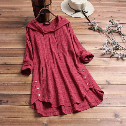 Women's Elegant Tunic Dress with Hood