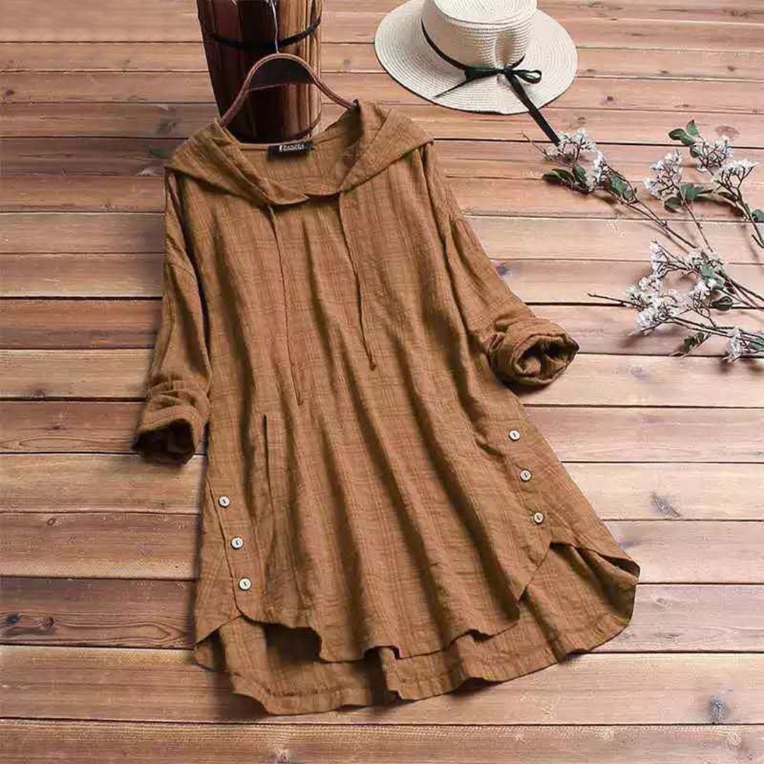 Women's Elegant Tunic Dress with Hood