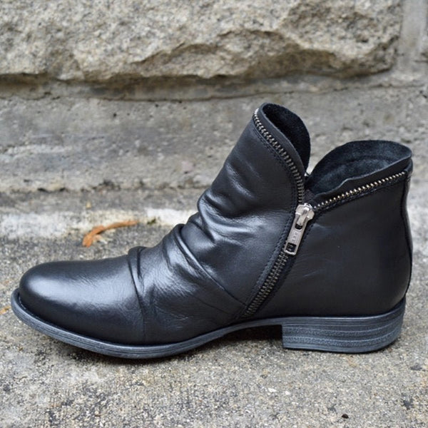 Women's Ankle Boots with Zipper and Heel | Perfect for Autumn/Winter