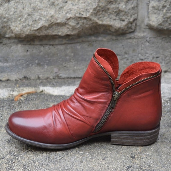 Women's Ankle Boots with Zipper and Heel | Perfect for Autumn/Winter