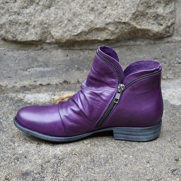 Women's Ankle Boots with Zipper and Heel | Perfect for Autumn/Winter