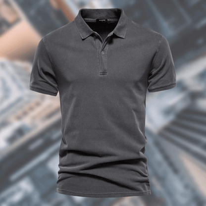 Men's Button-Down Polo Shirt with Collar | Ideal for Summer