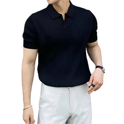 Men's Polo Shirt in Solid Colour | Ideal for Summer