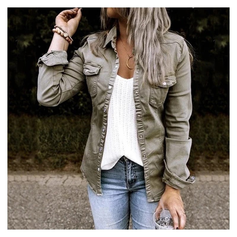 Olivia - Women's Denim Jacket - Casual - Ideal for Spring