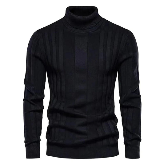 Adrian - Men Turtleneck Sweater - Classic - Wool - Ideal for Winter