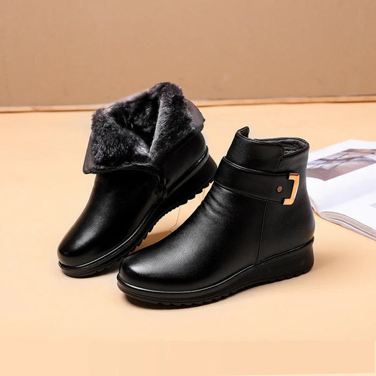 Anica - Women Ankle Boots - Casual - Leather - Ideal for Winter